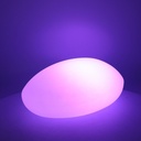 Lampada Led in plastica ricaricabile multicolor cm 40x30h15