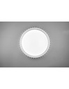 Lampada Rotonda Soffitto Legno Bianco Led 38w Dimmer Monte Trio Lighting