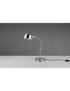 Lampada Scrivania Braccio Flessibile Nichel Perry Trio Lighting