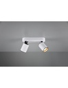 Lampada Soffitto 2 Faretti Spot GU10 Orientabile Pago Bianco Moderno  Trio Lighting