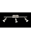 Lampada Soffitto 3 Spot GU10 Orientabili Nimes Nichel Trio Lighting