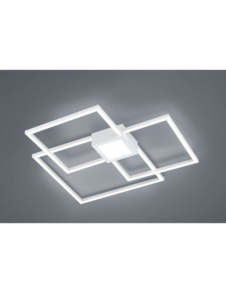 Lampada Soffitto Hydra Design Quadrati Bianco Led 4000k Trio Lighting