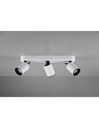 Lampada Soffitto Moderna 3 Faretti Spot GU10 Orientabili Pago Bianco Trio Lighting