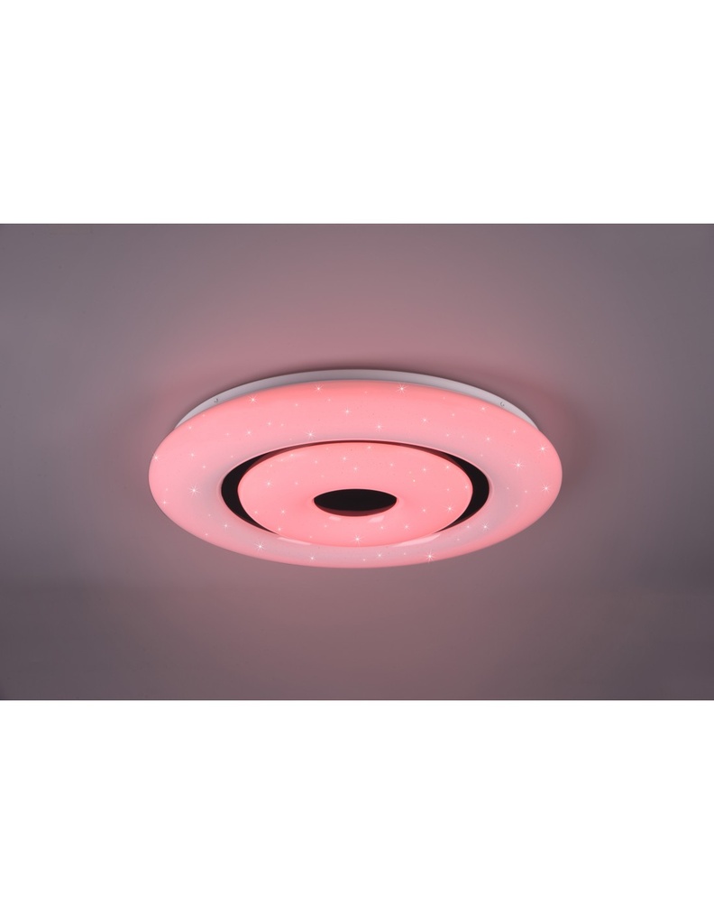 Lampada Soffitto Moderna Rana Effetto Stelle Led Dimmer Rgbw Trio Lighting