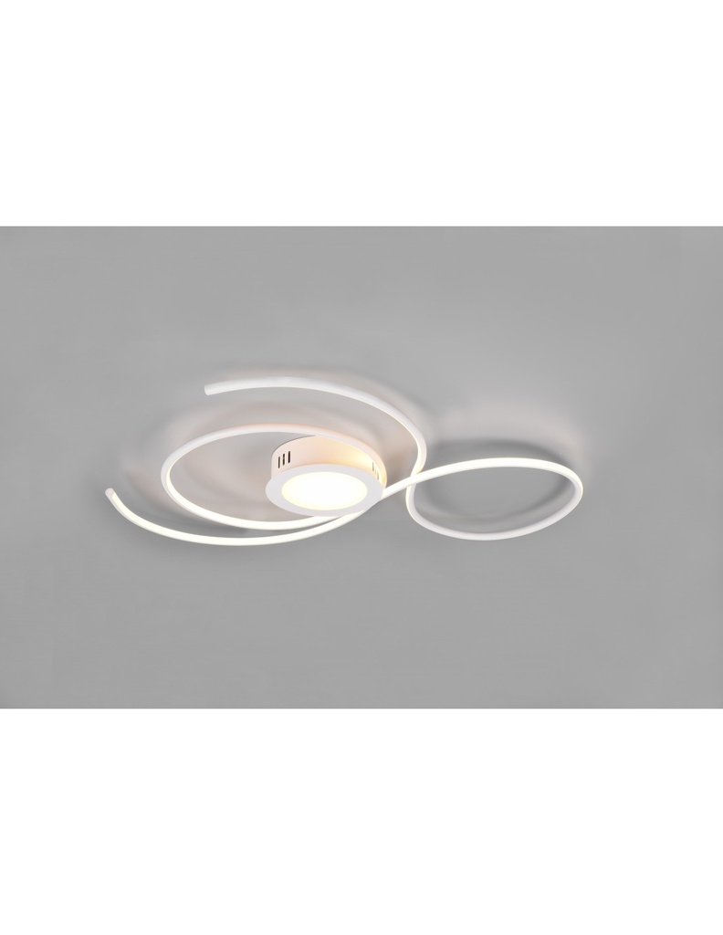Lampada Soffitto Parete Moderna Led 48W Dimmer Jive Bianco Trio Lighting