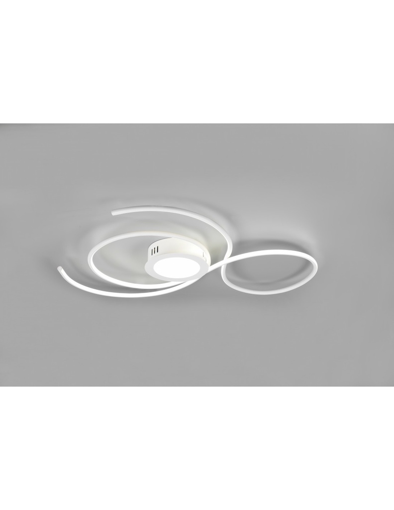 Lampada Soffitto Parete Moderna Led 48W Dimmer Jive Bianco Trio Lighting