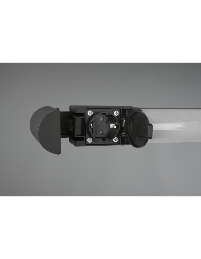 Lampada Specchio Bagno Piera Led 16w IP44 Bordo Nero Trio Lighting