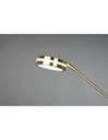 Lampada Terra Touch Dimmer Led Con Spot Da Lettura Franklin Ottone Satinato Trio Lighting
