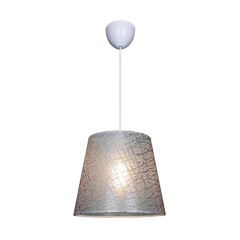 Lampada a sospensione Conic ASZ0777 in tessuto grigio