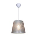 Lampada a sospensione Conic ASZ0777 in tessuto grigio