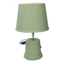 Round green paper lamp cmø25h40