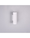 Lampada da Parete Cilindro Bianco Marley Doppia Luce Sopra e Sotto Trio Lighting