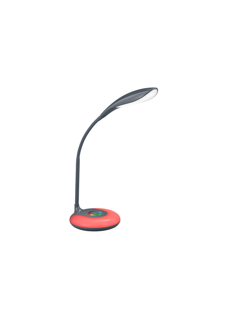 Lampada da Scrivania Led RGB Sensore Touch Krait Antracite Trio Lighting