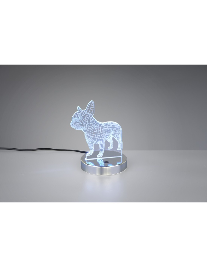 Lampada da Tavolo Dog Led Dimmerabile RGB H17 cm Trio Lighting