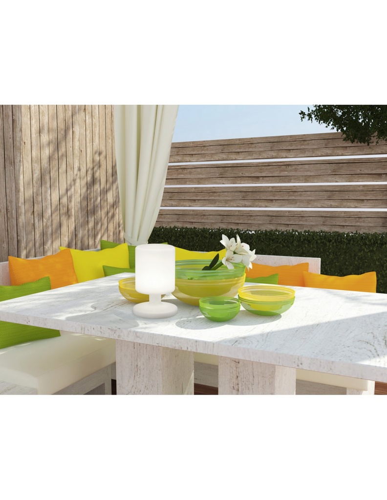 Lampada da Tavolo Led Barbados Bianco Ø17 cm Trio Lighting