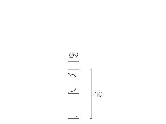 Lampada da esterno in alluminio pressofuso con diffusore opalino - 9W, 1155 lumen, 4000°K grafite