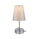 Lampada da tavolo Estelya AZ1068 cromo beige