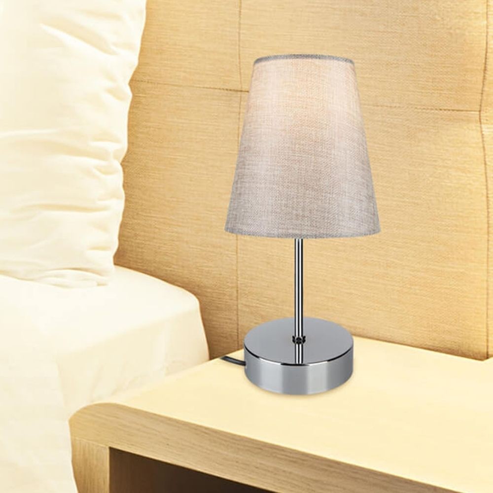 Lampada da tavolo Estelya AZ1068 cromo beige