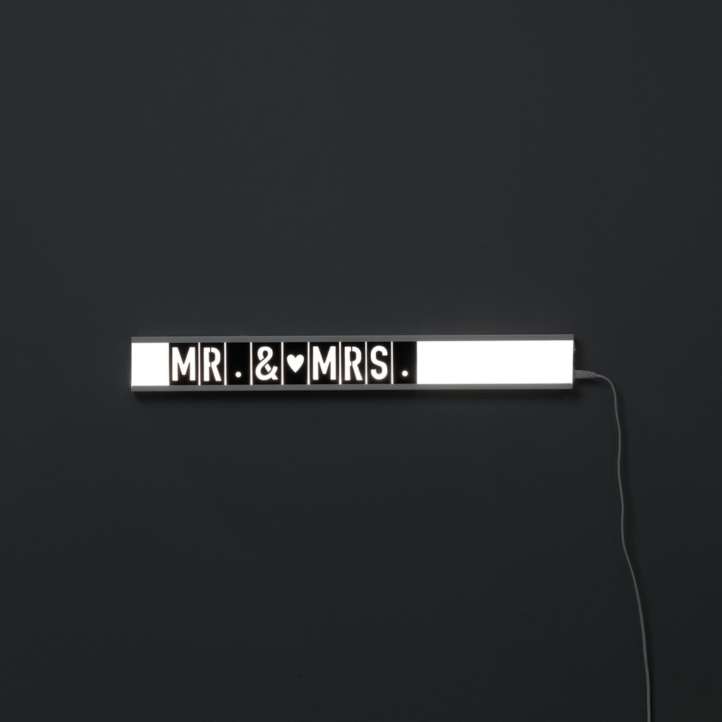 Lampada da tavolo in metallo bianco 3x80x10h cm