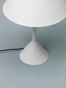 Lampada da tavolo in metallo bianco D25xD25x45h cm