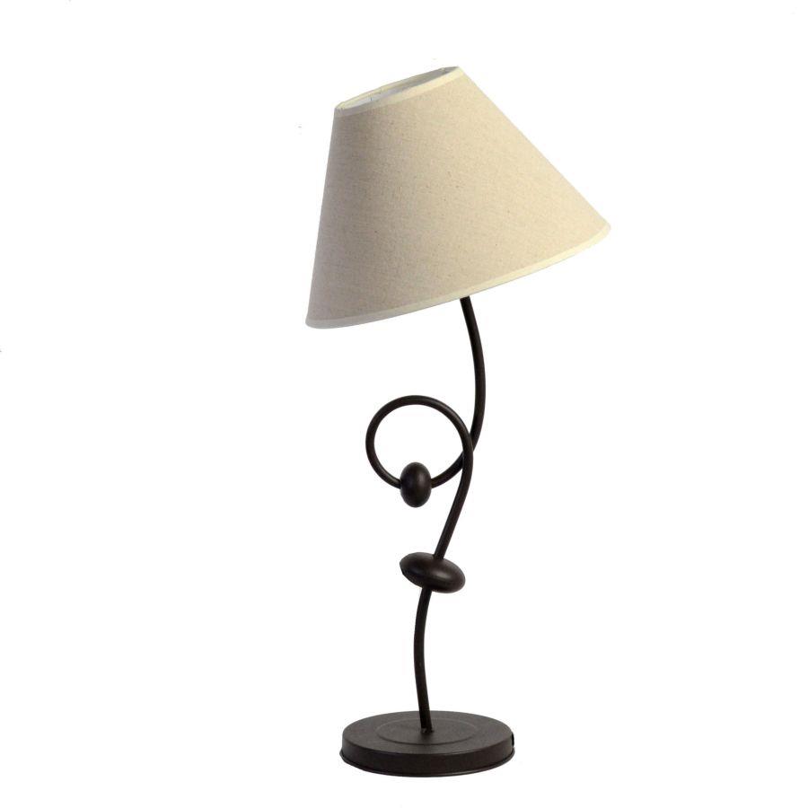 Ivory stones metal lamp 28x28x57cm
