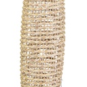 Natural rattan floor lamp with ø31h119,5 cm base