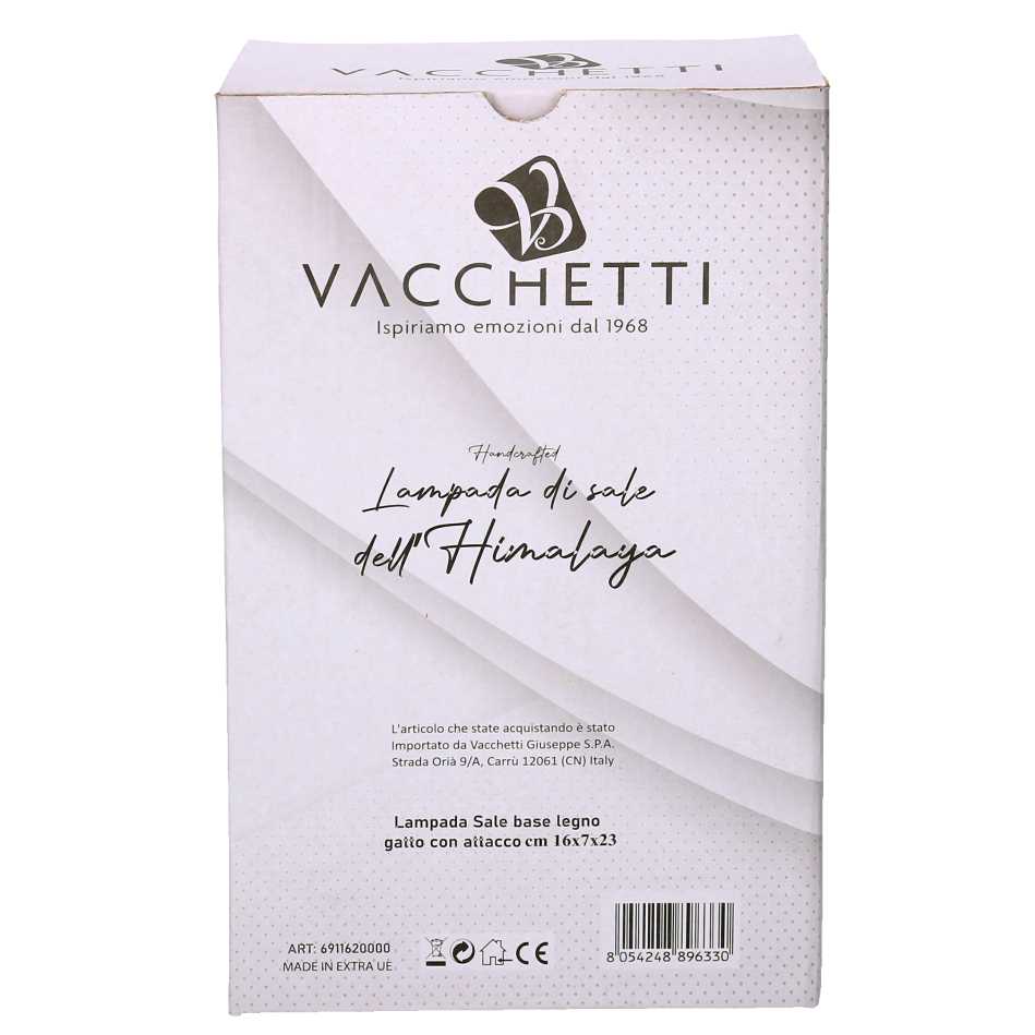 Lampada sale base legno cuore con attacco cm 18x8h19,5