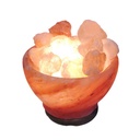 Salt lamp bowl w-pieces 2kg approx. cmø18h18