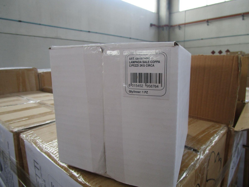 Salt lamp bowl w-pieces 2kg approx. cmø18h18