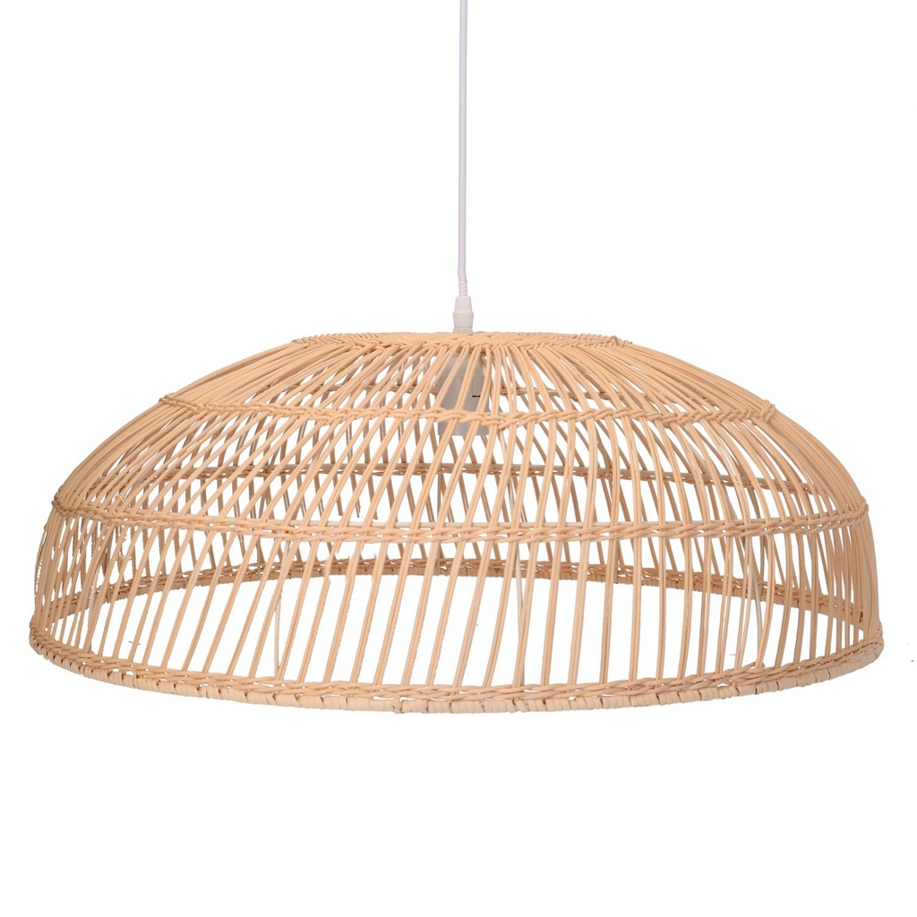 Natural rattan chandelier with ø60,5h21,5 cm attachment