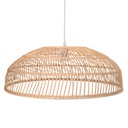 Natural rattan chandelier with ø60,5h21,5 cm attachment