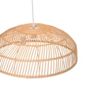 Natural rattan chandelier with ø60,5h21,5 cm attachment