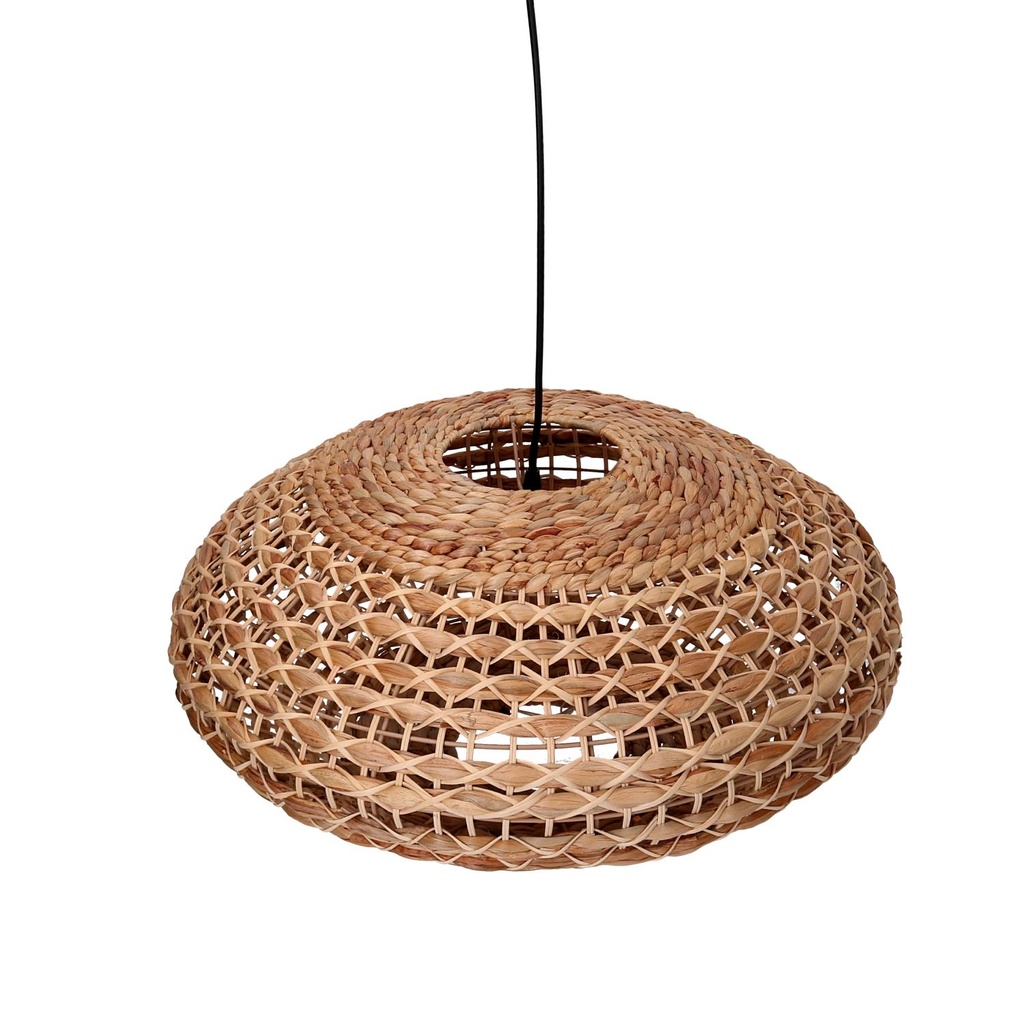 Natural rattan chandelier with ø60h29,5 cm attachment