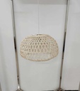 Natural rattan chandelier with ø50h30,5 cm attachment