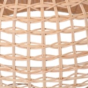 Natural rattan chandelier with ø50h30,5 cm attachment