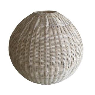 Natural rattan sphere chandelier cmø37h37