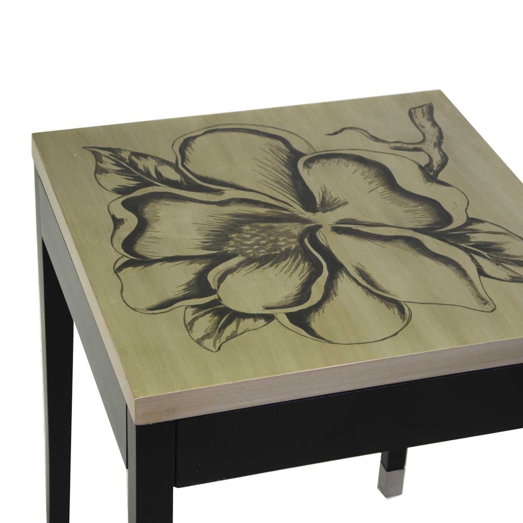 Lanterna metallo nero/rame cmø13h16,5