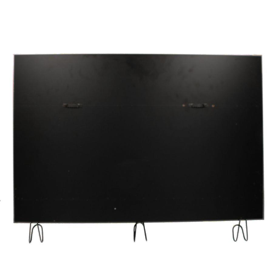 Lavagna con appendino legno 3 posti e gessetto cm60x40-47x8