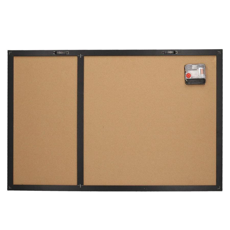 Lavagna magnetica emoji con orologio, sughero e pennarello cm60x40x1,5