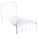 Letto metallo bianco singolo cm 90 x h 200