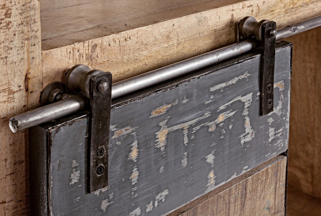 Libreria 1 anta 4 piani legno Tudor cm 71 x 34 x 163