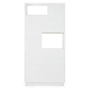 Libreria Eloise 3 ante 3 cassetti in legno 180h cm