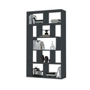Libreria Face grigio cemento 90x30x170H cm.