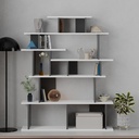 Libreria design Apollon bianco antracite
