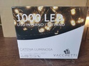 Luce filo 1000 led bianco caldo concontroller 53m