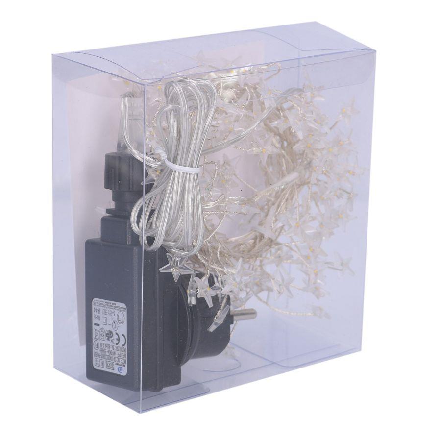 Luce filo 160 micro led stella bianco caldo cm230alimentazione fissa uso esterno