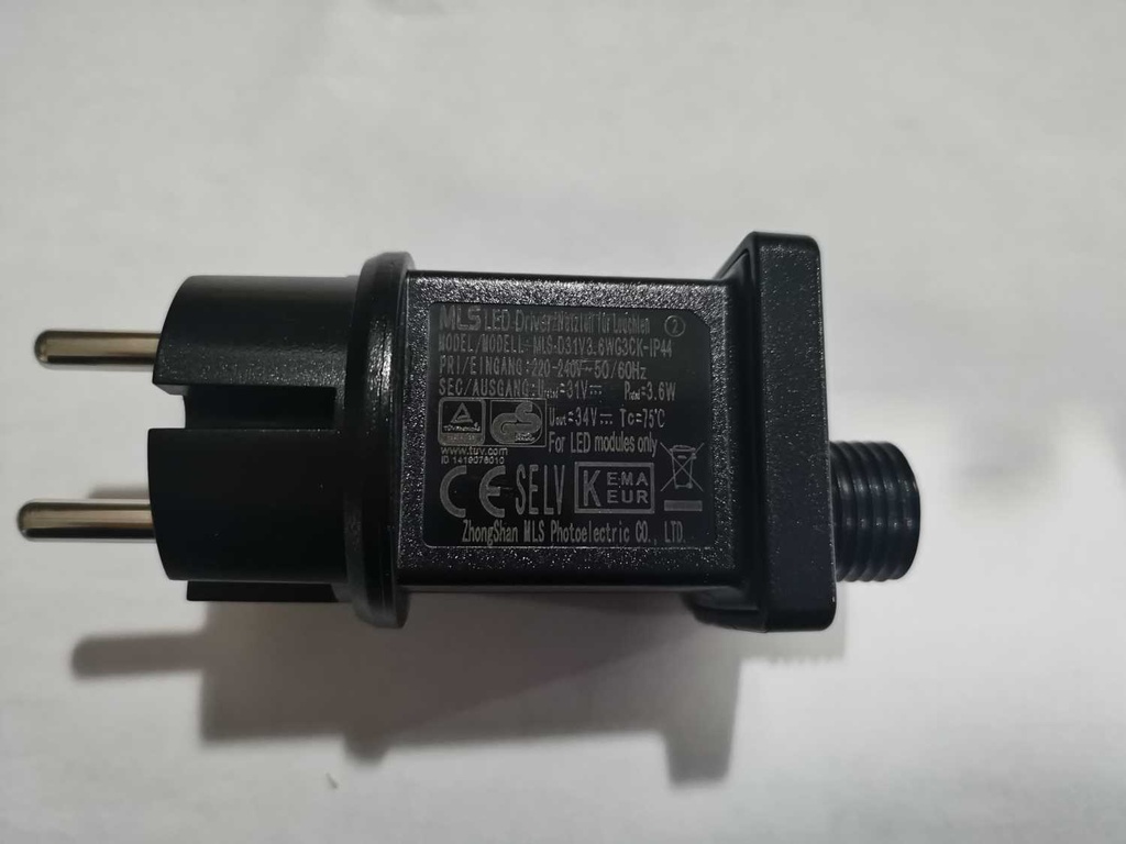 Luce filo 300 led bianco caldo con controller 18m