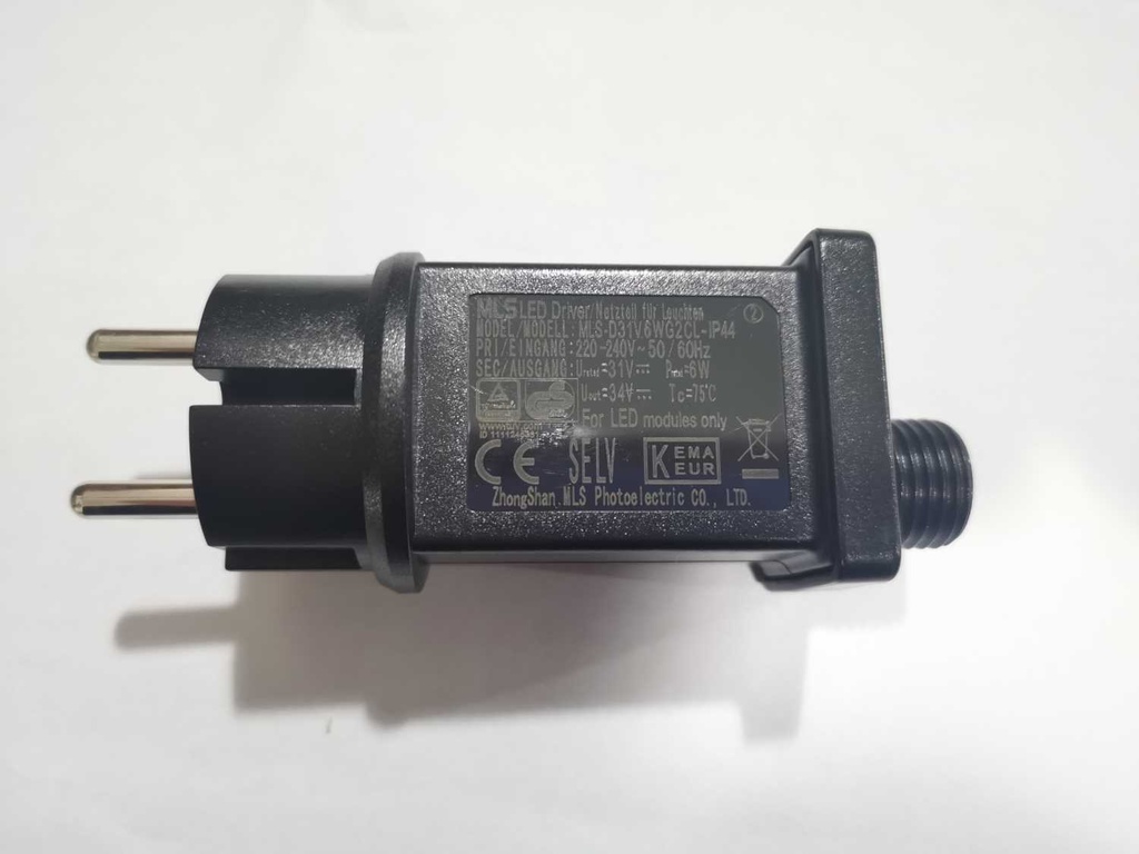 Luce filo 500 led bianco freddo concontroller 28m