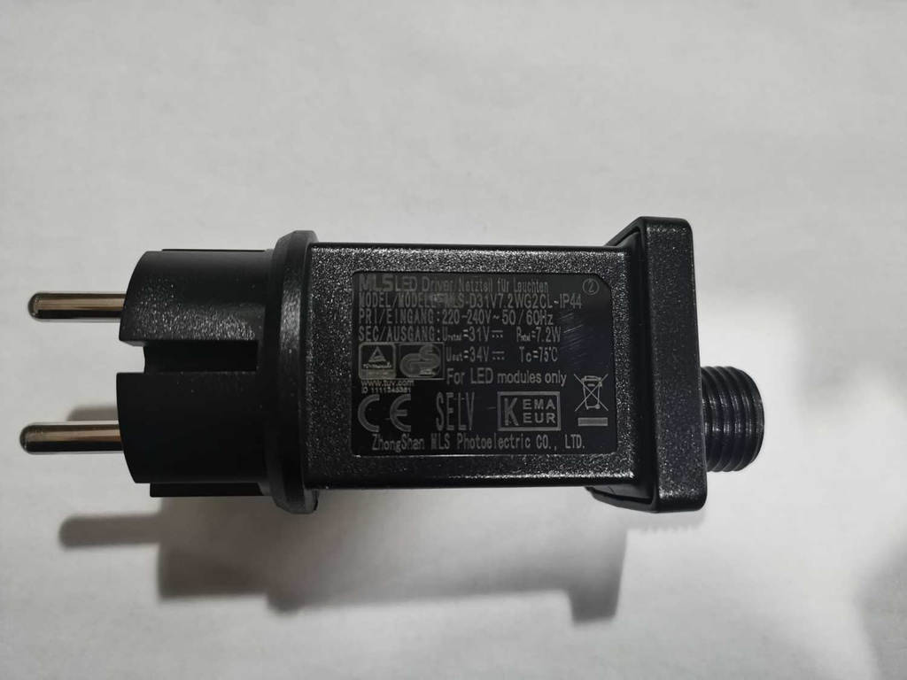 Luce filo 700 led bianco freddo concontroller 38m