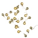 Luce filo sfera oro 48 led bianco caldoalimentazione fissa cm ø4x120